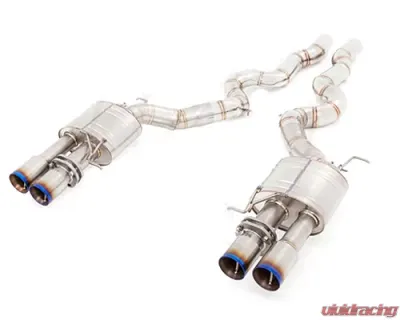 Meisterschaft Titanium GT Racing Axle Back Muffler 4x90mm Tips BMW M5 Sedan F10 12-15 - BM1212405