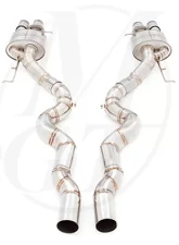 Meisterschaft Titanium GT Racing Axle Back Muffler 4x90mm Tips BMW M5 Sedan F10 12-15                                     - BM1212405 - Image 2