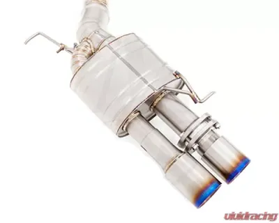 Meisterschaft Titanium GT Racing Axle Back Muffler 4x90mm Tips BMW M5 Sedan F10 12-15 - BM1212405