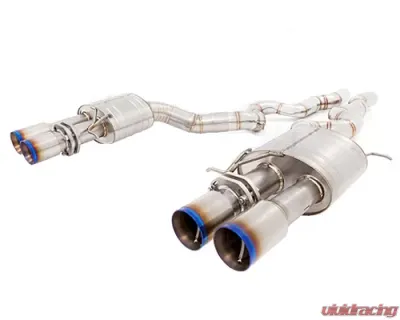 Meisterschaft Titanium GT Racing Axle Back Muffler 4x90mm Tips BMW M5 Sedan F10 12-15 - BM1212405