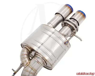 Meisterschaft Titanium GT Racing Axle Back Muffler 4x90mm Tips BMW M5 Sedan F10 12-15 - BM1212405