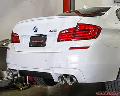 Meisterschaft Titanium GT Racing Axle Back Muffler 4x90mm Tips BMW M5 Sedan F10 12-15 - BM1212405