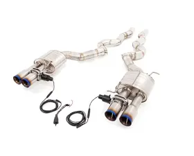 Meisterschaft Titanium GTC Axle Back Muffler 4x90mm Tips BMW M5 Sedan F10 12-15