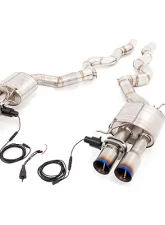 Meisterschaft Titanium GTC Axle Back Muffler 4x90mm Tips BMW M5 Sedan F10 12-15                                     - BM1212605 - Image 7