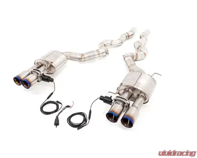 Meisterschaft Titanium GTC Axle Back Muffler 4x90mm Tips BMW M5 Sedan F10 12-15 - BM1212605
