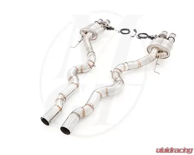 Meisterschaft Titanium GTC Axle Back Muffler 4x90mm Tips BMW M5 Sedan F10 12-15 - BM1212605
