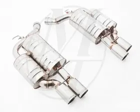 Meisterschaft Stainless GTS Ultimate Axle Back Muffler 4x90mm Tips BMW M6 Coupe / Convertible 05-10