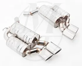 Meisterschaft Stainless GTS Ultimate Axle Back Muffler 4x120x80mm Tips BMW M6 Coupe / Convertible 05-10
