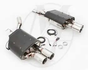 Meisterschaft Stainless GTC Axle Back Muffler 4x90mm Tips BMW M6 Coupe / Convertible 05-10