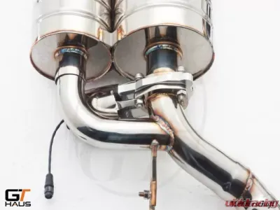 Meisterschaft Titanium GTC Axle Back Muffler 4x120x80mm Tips for BMW M6 Coupe/Convertible 05-10 - BM1412618