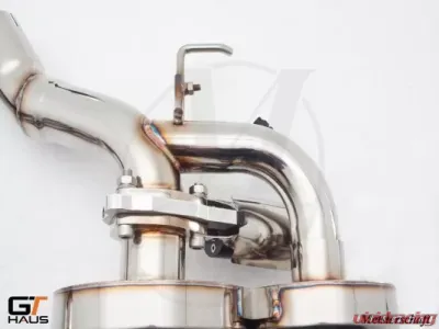 Meisterschaft Titanium GTC Axle Back Muffler 4x120x80mm Tips for BMW M6 Coupe/Convertible 05-10 - BM1412618