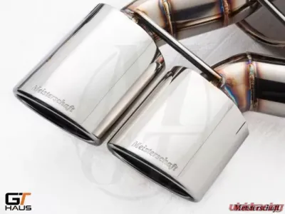 Meisterschaft Titanium GTC Axle Back Muffler 4x120x80mm Tips for BMW M6 Coupe/Convertible 05-10 - BM1412618