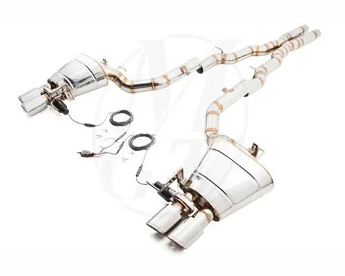 Meisterschaft Titanium GTC Axle Back Muffler 4x90mm Tips BMW 650i Coupe / Convertible 12-15 - BM1522605