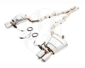 Meisterschaft Titanium GTC Axle Back Muffler 4x102mm Tips BMW M6 Coupe / Convertible 13-19
