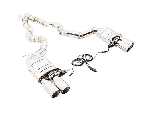 Meisterschaft Stainless GTC Axle Back Muffler System 4x102mm Tips BMW F12 | F13 M6 13-15 - BM1611606