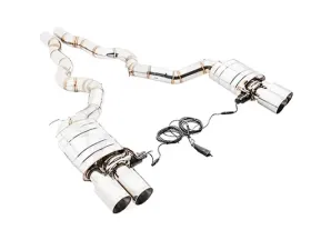 Meisterschaft Stainless GTC Axle Back Muffler System 4x102mm Tips BMW F12 | F13 M6 13-15