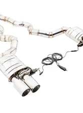 Meisterschaft Stainless GTC Axle Back Muffler System 4x102mm Tips BMW F12 | F13 M6 13-15                                     - BM1611606 - Image 6
