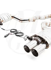 Meisterschaft Stainless GTC Axle Back Muffler System 4x102mm Tips BMW F12 | F13 M6 13-15                                     - BM1611606 - Image 2