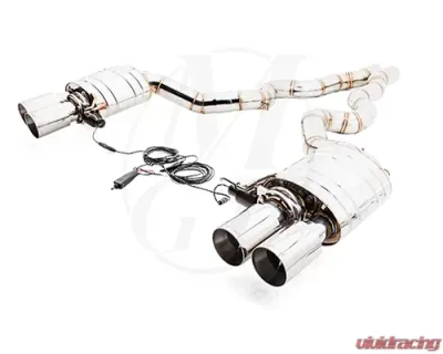 Meisterschaft Stainless GTC Axle Back Muffler System 4x102mm Tips BMW F12 | F13 M6 13-15 - BM1611606