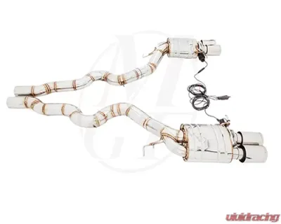 Meisterschaft Stainless GTC Axle Back Muffler 4x102mm Tips BMW M6 Coupe / Convertible 13-15 - BM1611606