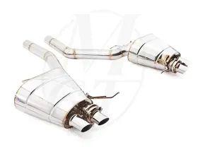 Meisterschaft Stainless GTS Ultimate Axle Back Muffler BMW 735 Sedan / 740 Sedan 09+