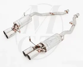 Meisterschaft Stainless GT Racing Axle Back Muffler BMW Z3 M Coupe / Roadster 3.2L S52 98-00