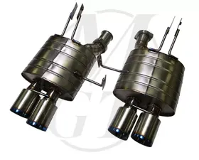 Meisterschaft Titanium GT Racing Axle Back Muffler BMW Z4 M Coupe 06-08