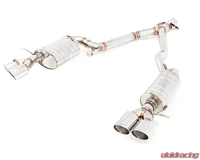 Meisterschaft Stainless GTS Ultimate Axle Back Muffler 4x90mm Tips BMW Z4 Roadster 2.0L & 2.5L 10+ - BM2121504