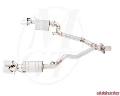 Meisterschaft Stainless GTS Ultimate Axle Back Muffler 4x90mm Tips BMW Z4 Roadster 2.0L & 2.5L 10+ - BM2121504