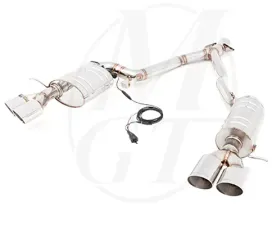 Meisterschaft Titanium GTC Axle Back Muffler 4x90mm Tips BMW Z4 Roadster 2.0L & 2.5L 10+