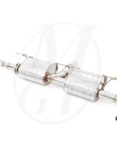 Meisterschaft Stainless GTS Ultimate Axle Back Muffler System 2x102mm Tips BMW X5 3.5i N55 E70 07-13                                     - BM2321503 - Image 2