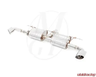 Meisterschaft Stainless GTS Ultimate Axle Back Muffler System 2x102mm Tips BMW X5 3.5i N55 E70 07-13 - BM2321503