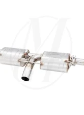 Meisterschaft Stainless GTS Ultimate Axle Back Muffler System 2x102mm Tips BMW X5 3.5i N55 E70 07-13                                     - BM2321503 - Image 3