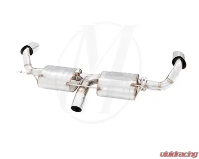 Meisterschaft Stainless GTS Ultimate Axle Back Muffler System 2x102mm Tips BMW X5 3.5i N55 E70 07-13 - BM2321503