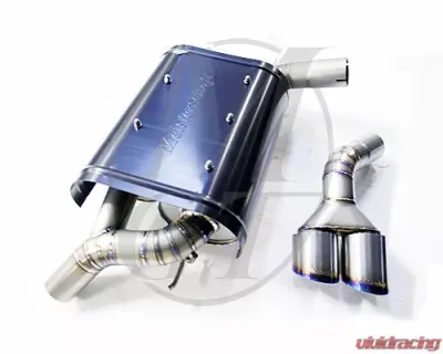 Meisterschaft Titanium GTS Axle Back Muffler BMW X5 5.0L Bi-Turbo 11+ - BM2342504