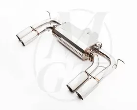 Meisterschaft Stainless GTS Axle Back Muffler BMW X5M 4.4L Bi-Turbo 10+