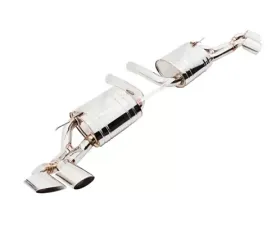 Meisterschaft Stainless GT Racing Axle Back Muffler System 2x102mm Tips BMW X6 3.5i N54 08-10