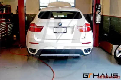 Meisterschaft Stainless GT Racing Axle Back Muffler 4x83mm Tips BMW X6 3.0L Bi-Turbo 08-10 - BM2411204
