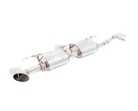 Meisterschaft Stainless GTS Ultimate Axle Back Muffler System 2x102mm Tips BMW X6 3.5i N55 11-14