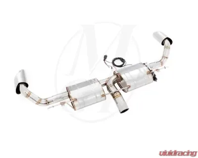 Meisterschaft Stainless GTC Ultimate Axle Back Muffler System 2x102mm Tips BMW X6 3.5i N55 11-14 - BM2421603