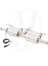 Meisterschaft Stainless GTC Ultimate Axle Back Muffler System 2x102mm Tips BMW X6 3.5i N55 11-14                                     - BM2421603 - Image 3