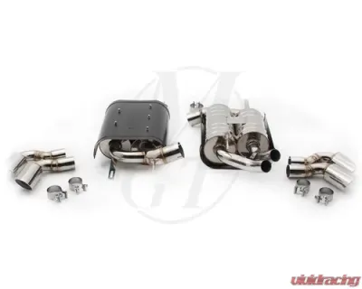 Meisterschaft Stainless GTC Axle Back Muffler BMW X6 5.0L Bi-Turbo 08+ - BM2431604