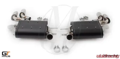 Meisterschaft Stainless GTC Axle Back Muffler BMW X6 5.0L Bi-Turbo 08+ - BM2431604