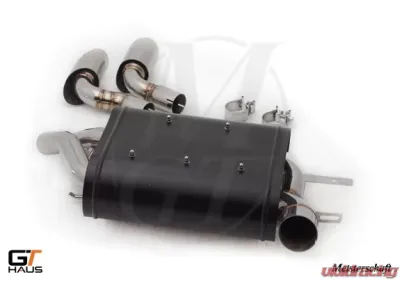 Meisterschaft Stainless GTC Axle Back Muffler BMW X6 5.0L Bi-Turbo 08+ - BM2431604
