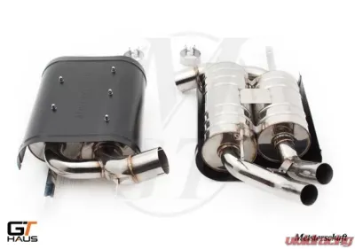 Meisterschaft Stainless GTC Axle Back Muffler BMW X6 5.0L Bi-Turbo 08+ - BM2431604