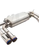Meisterschaft Titanium GTS Ultimate Axle Back Muffler 4x90mm Tips BMW X6M E71 10-14                                     - BM2442505 - Image 4