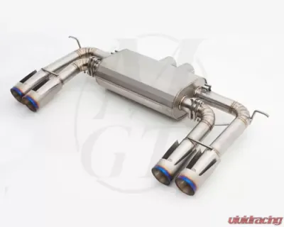 Meisterschaft Titanium GTS Ultimate Axle Back Muffler 4x90mm Tips BMW X6M E71 10-14 - BM2442505