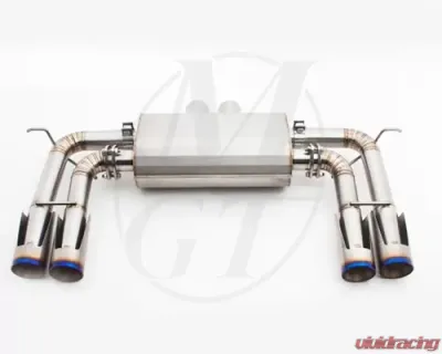 Meisterschaft Titanium GTS Ultimate Axle Back Muffler 4x90mm Tips BMW X6M E71 10-14 - BM2442505