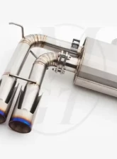 Meisterschaft Titanium GTS Ultimate Axle Back Muffler 4x90mm Tips BMW X6M E71 10-14                                     - BM2442505 - Image 4