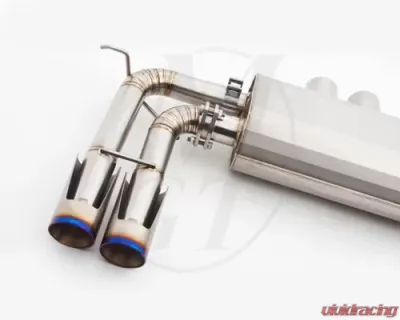 Meisterschaft Titanium GTS Ultimate Axle Back Muffler 4x90mm Tips BMW X6M E71 10-14 - BM2442505
